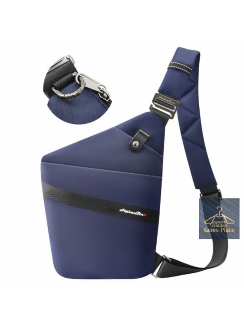 Anti-Theft Crossbody Bag with RFID Blocking & Slash-Resistant Sling Bag for